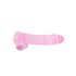 REALROCK - Prozirni Realistični Dildo - Roze (22cm)