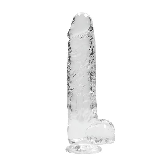 REALROCK - Providni realistični dildo - providni (22cm)