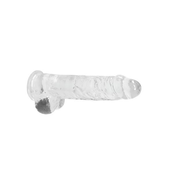 REALROCK - Providni realistični dildo - providni (22cm)