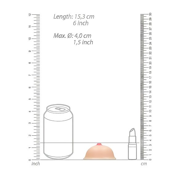 Titty - sapun grudi - prirodan (95g)