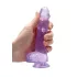 REALROCK - providni realistični dildo - ljubičasti (15cm)