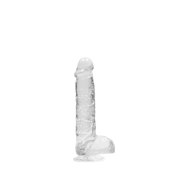 REALROCK - providni realistični dildo - providan (15cm)