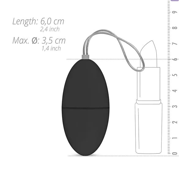 Easytoys - Radio Jaje sa 7 Vibracija (crno)