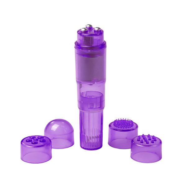 Easytoys Pocket Rocket - ljubičasti set vibratora (5 delova)