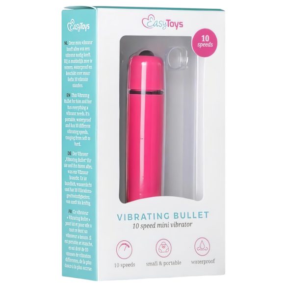 Easytoys Bullet - vodootporni ružičasti vibrator