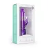Easytoys Rabbit - Rotirajući vibrator sa perlicama i klitoralnim masažerom (ljubičasta)