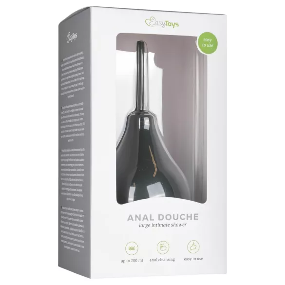 Easytoys - analni tuš - veliki (crni)