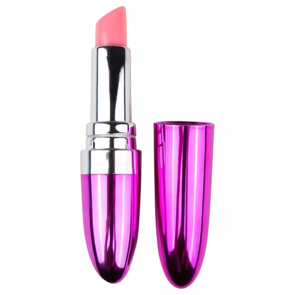 Easytoys Lipstick - водоотпорни вибратор у облику кармина (розе)