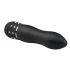Easytoys Dijamantski Zakrivljeni - mini štap vibrator (crna)