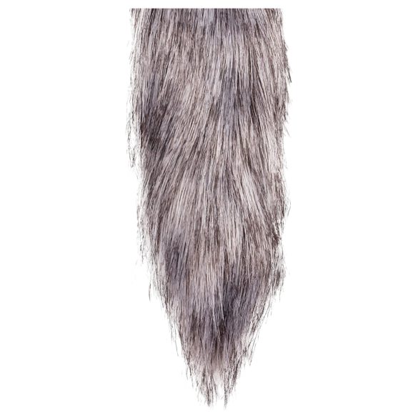 Easytoys Fox NO5 - metalni analni plug sa lisicjim repom (srebrno-srebrno)