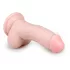 Easytoys - dildo sa vakuumskim postoljem i testisima (15cm) - prirodna boja
