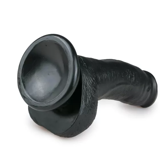 Easytoys - Dildo sa vakum bazom i testisima (15cm) - crni