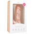 Easytoys - Dildo sa testisima i vakum bazom (17,5 cm) - prirodna boja