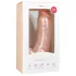 Easytoys - dildo sa vakuumom i testisima (20cm) - prirodna boja