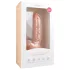 Easytoys - dildo sa vakumskom bazom, sa testisima (22.5 cm) - prirodna boja