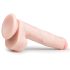 Easytoys - veliki dildo sa testisima i vakumskim držačem (26,5cm) - prirodna boja