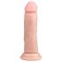 Easytoys - Realističan dildo sa vakumskim postoljem (15,5 cm) - prirodna boja