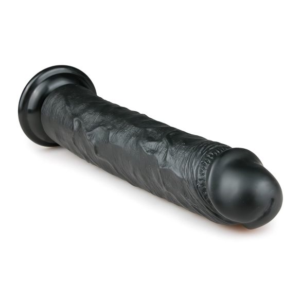 Easytoys - ekstra veliki dildo sa vakuum bazom (28,5cm) - crni