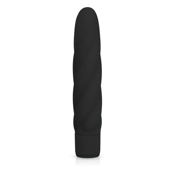 Easytoys Power Vibe - uvijeni silikonski vibrator (crni)