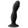 Easytoys - Crni dildo sa vakuumskom bazom (glavićasti dizajn)