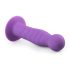 Easytoys - talasasti dildo sa prianjajućom bazom (ljubičasta)