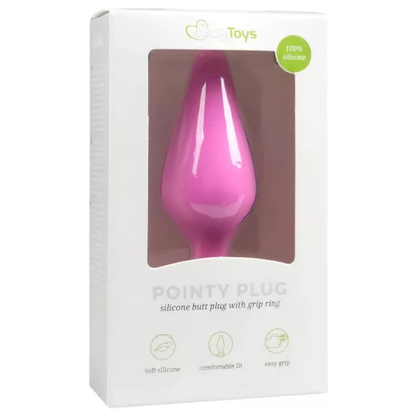 Easytoys šiljati čepić S - analni plugu (pink) - mali