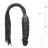 Easytoys Flogger - bič i silikonski dildo u jednom (crno)