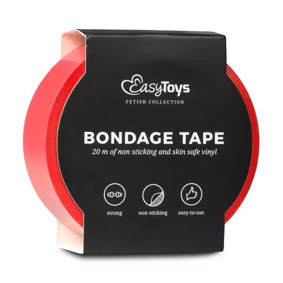 Easytoys Traka - bondage traka - crvena (20m)