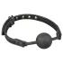 EasyToys - gag sa silikonskom kuglom (crni)