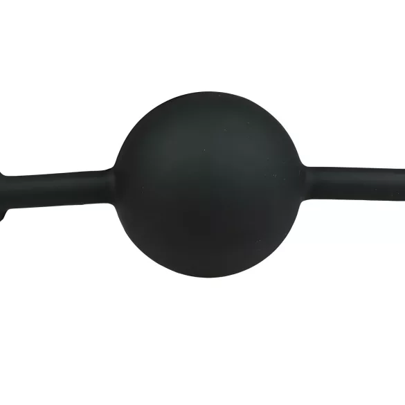EasyToys - gag sa silikonskom kuglom (crni)