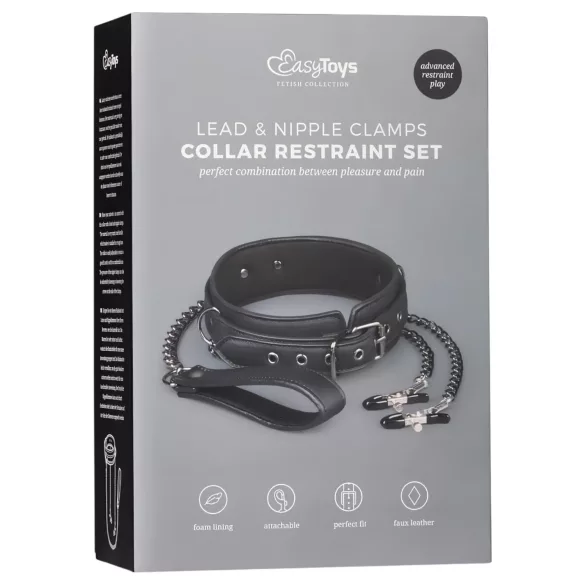 Easytoys - Set od Bodi, Ogrlica i Povodac (4 dela)