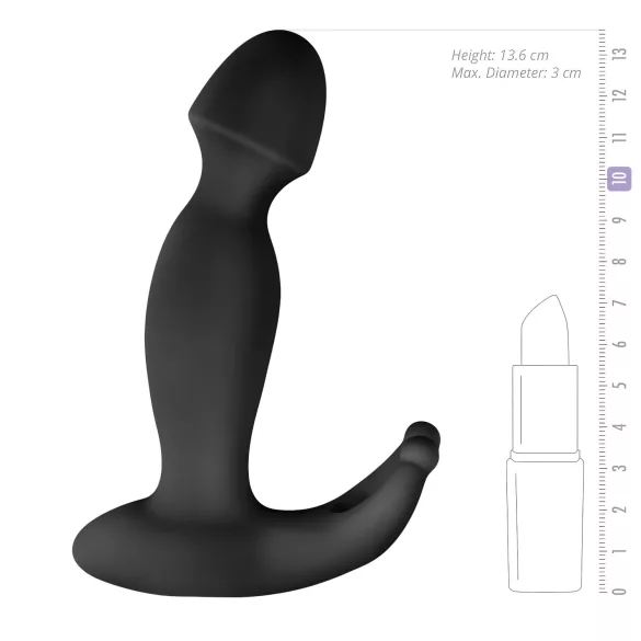 Easytoys Pounding Pete - vibrirajući masažer prostate (crni)