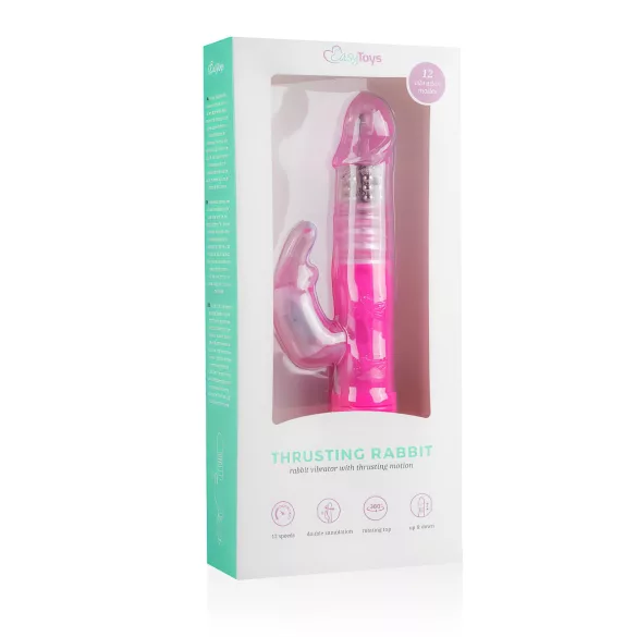 Easytoys Bunny - tikerasti vibrator (rozé)