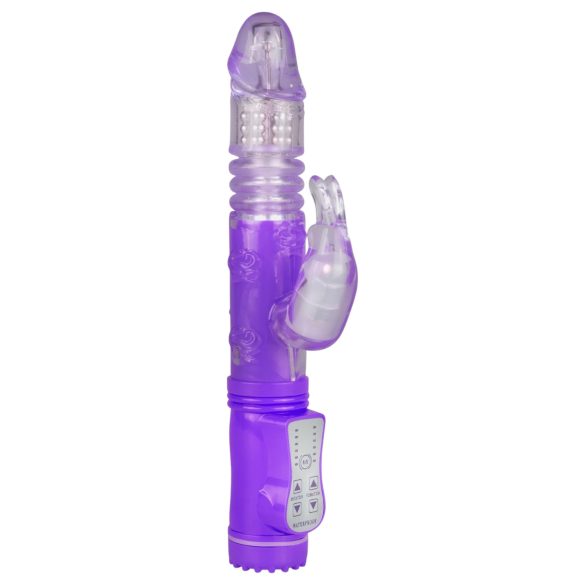 Easytoys Zeka - rotirajući-vibrirajući vibrator (ljubičasti)