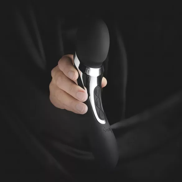 Sway No.1 Wand - punjivi 2u1 masažer vibrator (crna)