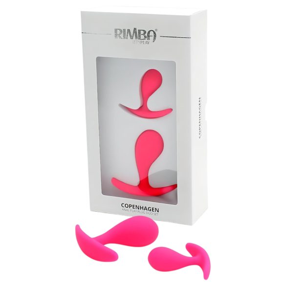 Rimba Copenhagen - pink analni čep set (2 komada)