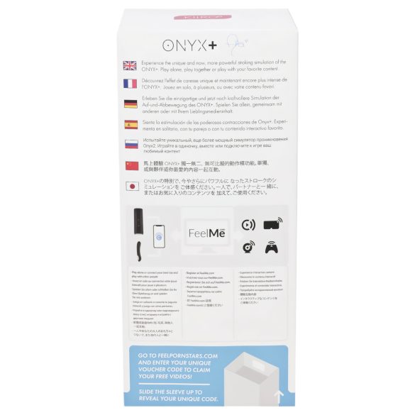 Kiiroo Onyx+ Asa Akira Iskustvo - interaktivni masturbator (crni)