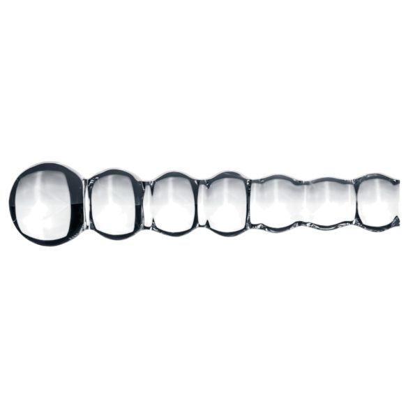 Gildo Glass No. 20 - perlasti stakleni dildo (providan)