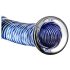 Gildo Staklena No. 5 - spiralni stakleni dildo (prozirno-plav)