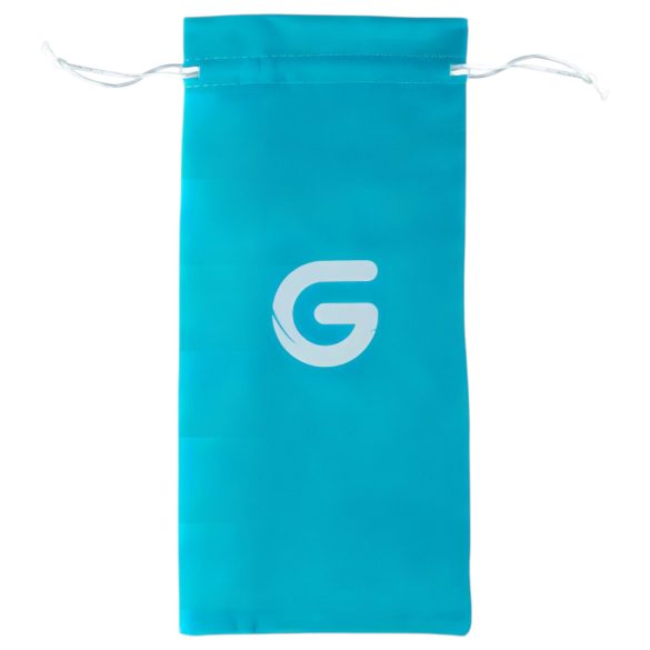 Gildo Staklena No. 5 - spiralni stakleni dildo (prozirno-plav)