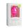 Easytoys Diamond - analni plug sa belim kamenjem (srednji) - roze