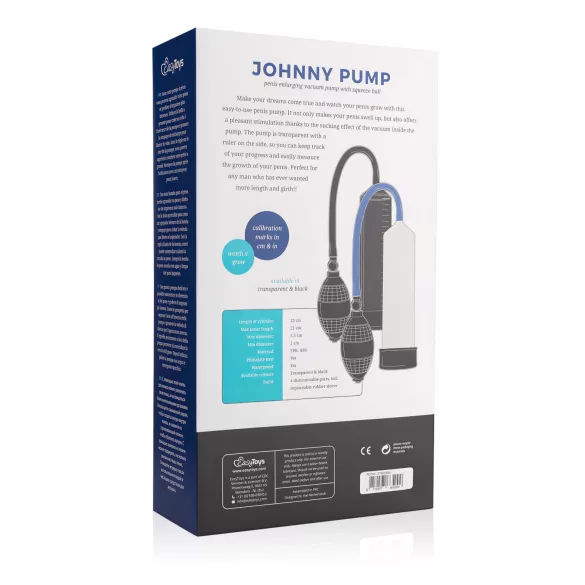 Easytoys - pumpica za penis (crna)
