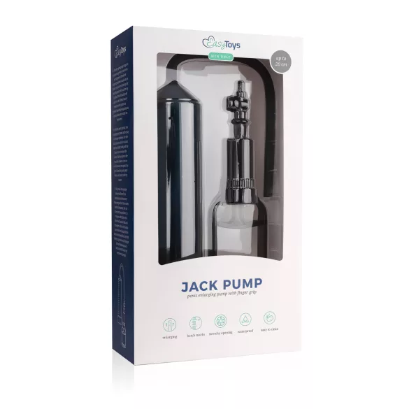 Easytoys Finger Grip - pumpa za penis (crna)