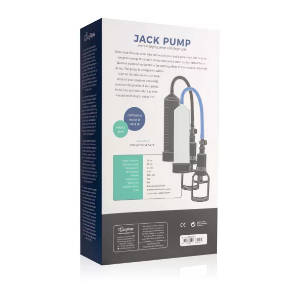Easytoys Finger Grip - pumpa za penis (crna)