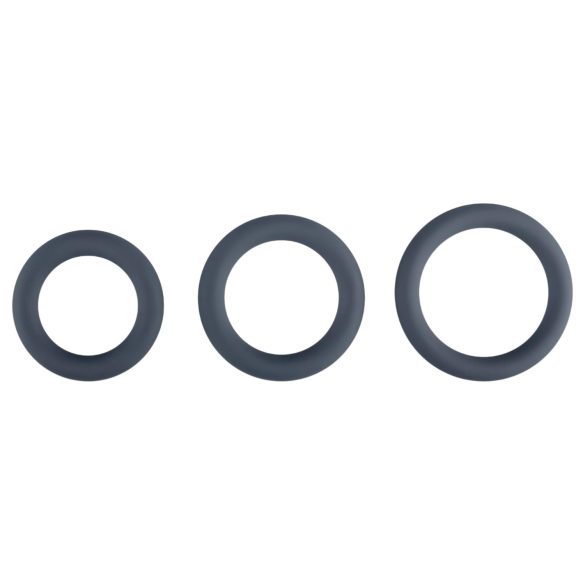 Boners - Set od 3 prstenova za penis (siva)