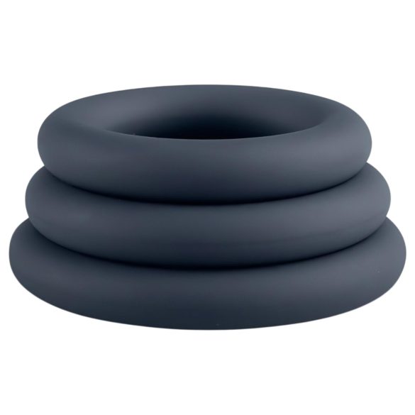 Boners - Set od 3 prstenova za penis (siva)