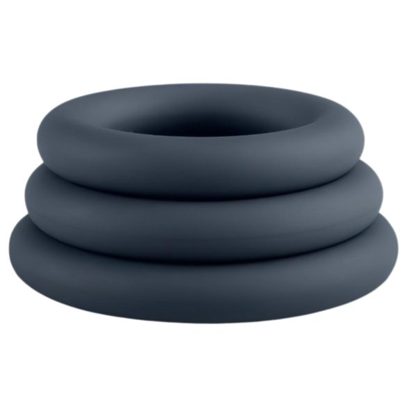 Boners - Set od 3 prstenova za penis (siva)