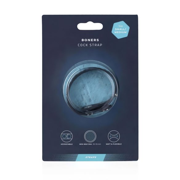 Boners podesivi sivi prsten za S/M veličinu penisa.