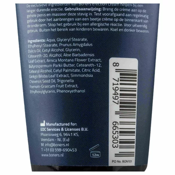 Boners Erection - krema za stimulaciju muškaraca (100ml)
