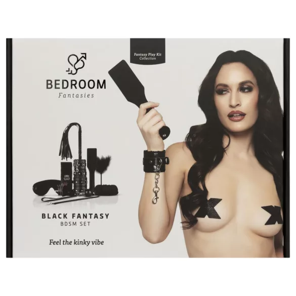 Kućica tajnih užitaka - napredni BDSM set 14 delova (crna)